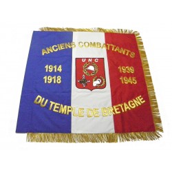 Drapeau Anciens Combattants du Temple de Bretagne