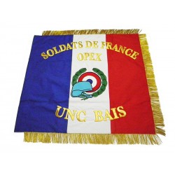 Drapeau militaire - SOLDATS DE FRANCE OPEX UNC BAIS