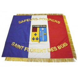 Drapeau de sapeur pompier - Saint Florent des Bois