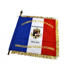 Drapeau Association Cyril Louaisil - Commune de  Ballots