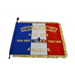 Drapeau Anciens combattants Soldats de France