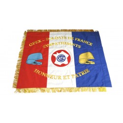 Drapeau de l' Opex - Soldats de France Sympathisants Honneur et Patrie