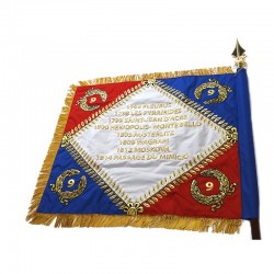 Drapeau de commémoration, 1794 Fleurus à 1814 Passage du Minicio