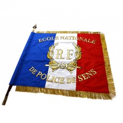 Drapeau de défilé, Ecole Nationale de Police de Sens