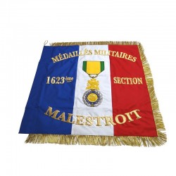 Drapeau militaire, Médaillés Militaires 1623è Section Malestroit