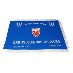 Drapeau de cérémonie, Police Nationale CRS Patrice Bergougnoux