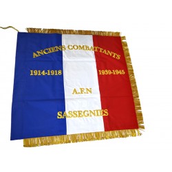 Drapeau Anciens Combattants A.F.N SASSEGNIES