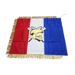 Drapeau brodé sapeur pompier