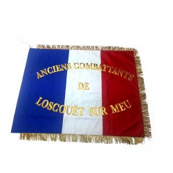 Drapeau d'association Anciens Combattants de Loscouët sur Meu