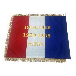 Drapeau brodé A.F.N. 1941-1918, 1939-1945