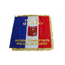 Drapeau Anciens Combattants Soldats de France U.N.C Guipry