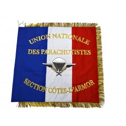 Drapeau militaire, Union Nationale des Parachutistes Section Côtes-D'Armor