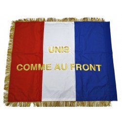 Drapeau militaire, UNIS COMME AU FRONT