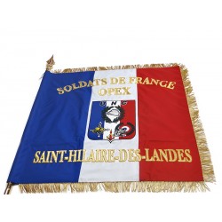 Drapeau militaire, Soldats de France Opex Saint-Hilaire-des-Landes